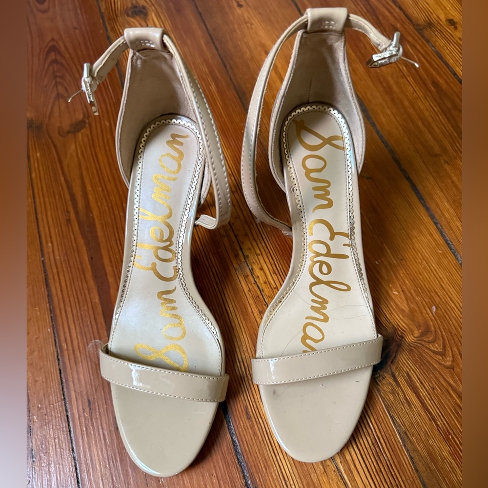Sam Edelman Nude Heel Sandal